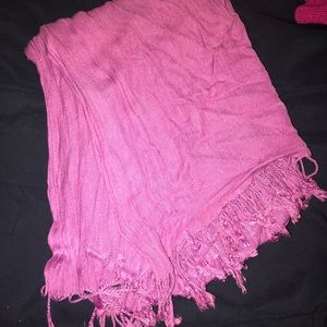 Ashley Cooper magenta scarf